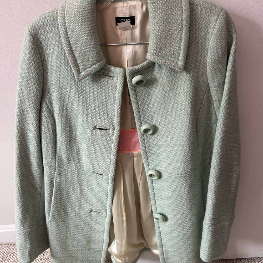 Women's Mint Green Coat